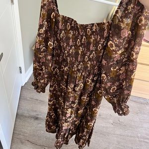 Aritzia: Wilfred Free, Rouched Bodice Dress